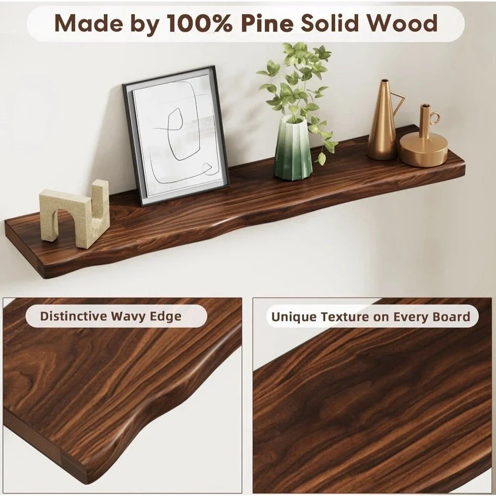 Floating Shelves for Wall Rustic Farmhouse 36 Inch